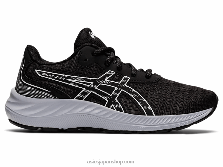 ゲルエキサイト 9 年生スクール L20V4466Asics 黒、白