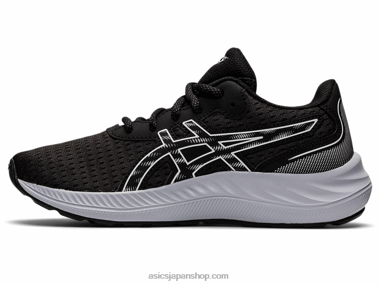 ゲルエキサイト 9 年生スクール L20V4466Asics 黒、白