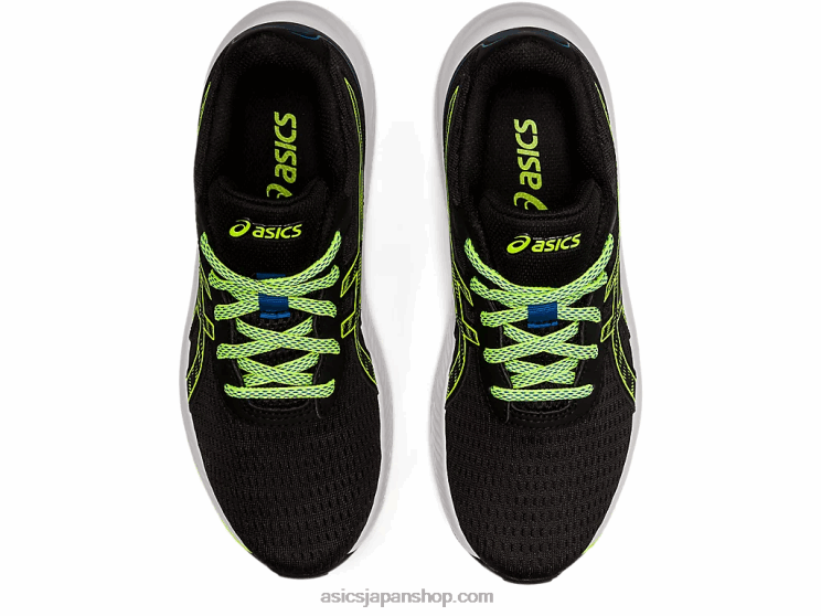 ゲルエキサイト 9 年生スクール L20V4507Asics ブラック/ハザードグリーン