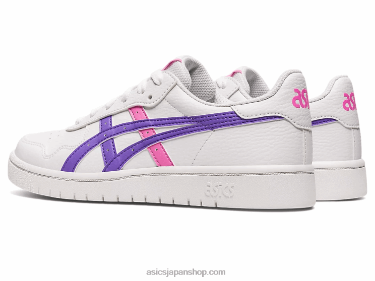 日本の小学校 L20V4328Asics ホワイト/アメジスト