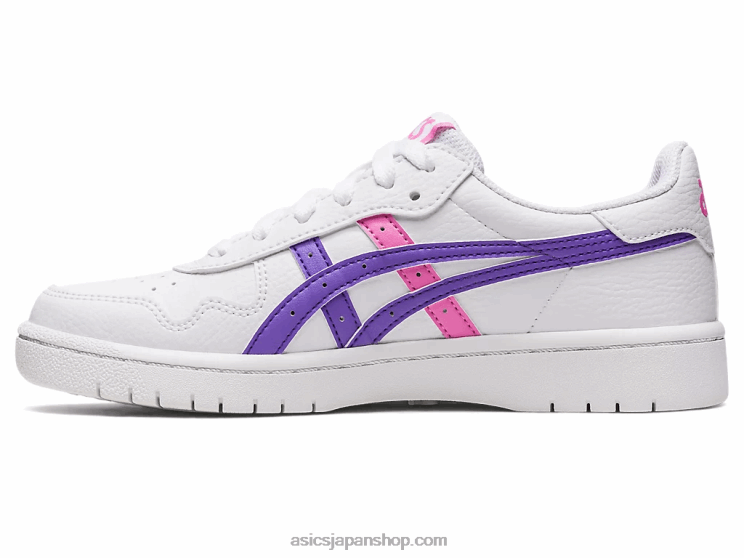 日本の小学校 L20V4328Asics ホワイト/アメジスト