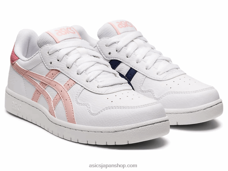 日本の小学校 L20V4444Asics ホワイト/ジンジャーピーチ