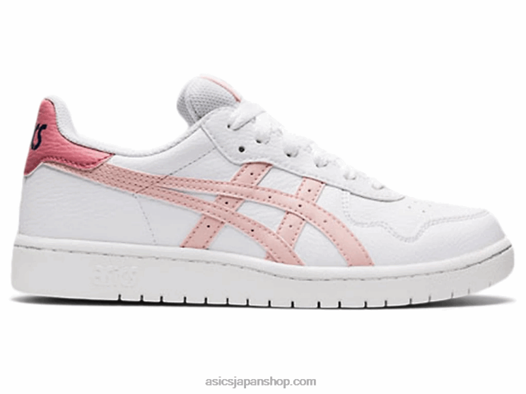 日本の小学校 L20V4444Asics ホワイト/ジンジャーピーチ