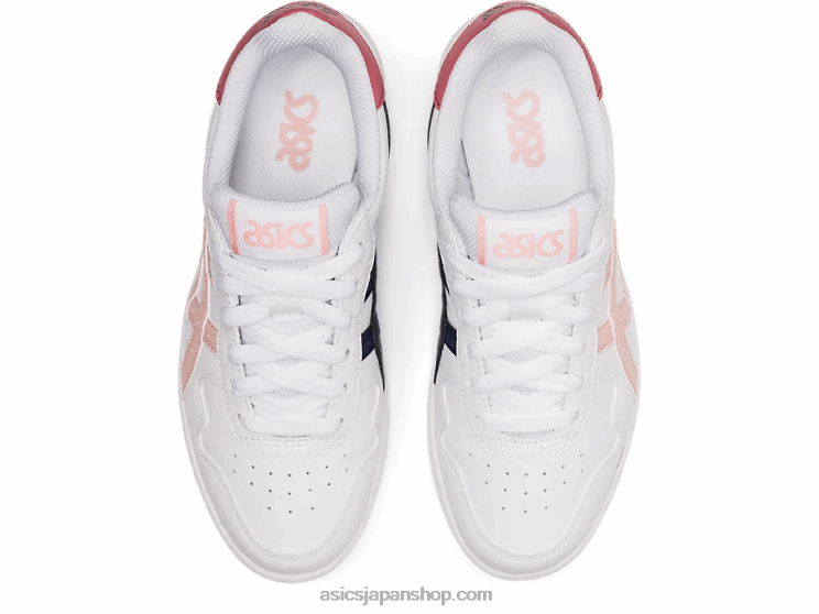 日本の小学校 L20V4444Asics ホワイト/ジンジャーピーチ