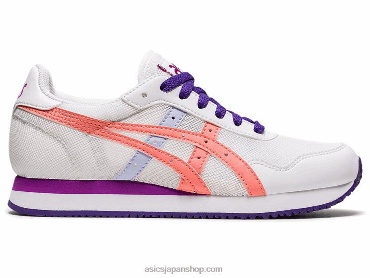 タイガーランナー小学校 L20V4499Asics ホワイト/グアバ