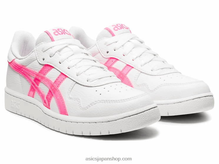 日本の小学校 L20V4552Asics ホワイト/ホットピンク