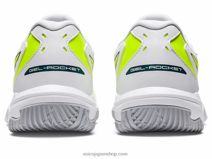 ゲルロケット10 L20V2808Asics ホワイト/セーフティイエロー