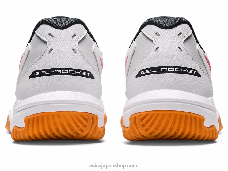 ゲルロケット10 L20V2952Asics ホワイト/ピンクカメオ