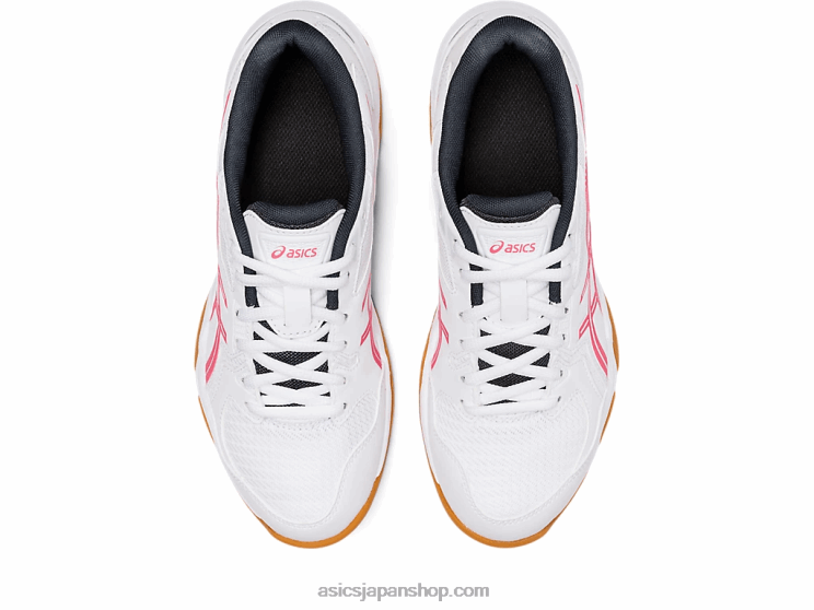 ゲルロケット10 L20V2952Asics ホワイト/ピンクカメオ