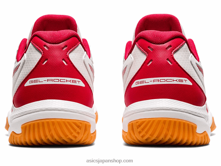 ゲルロケット10 L20V3945Asics ホワイト/クラシックレッド