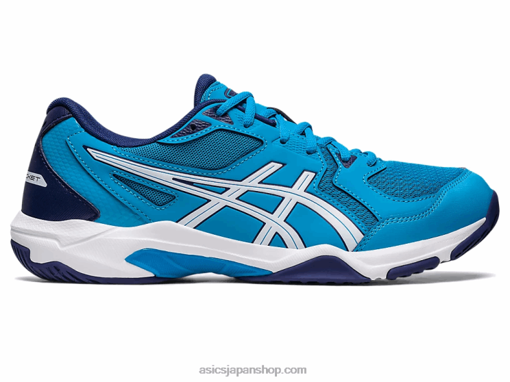 ゲルロケット 10 ワイド L20V415Asics アイランドブルー/ホワイト