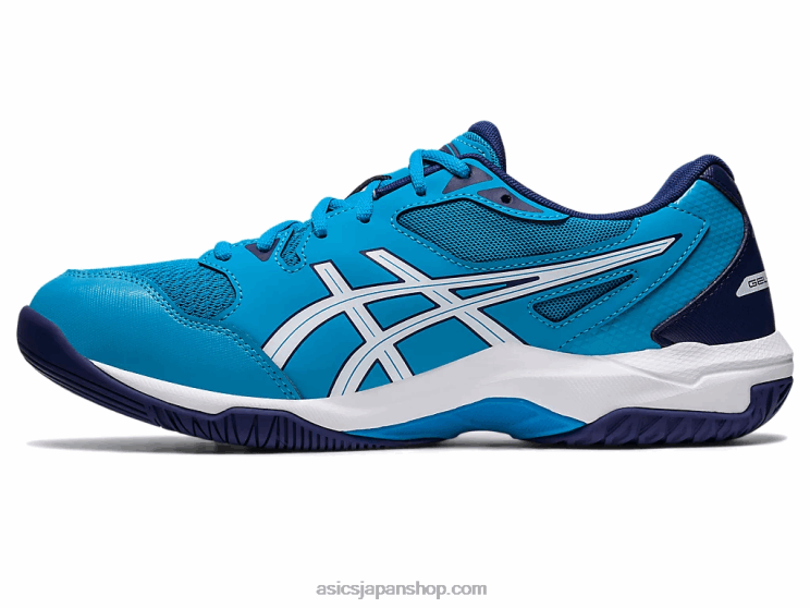 ゲルロケット 10 ワイド L20V415Asics アイランドブルー/ホワイト