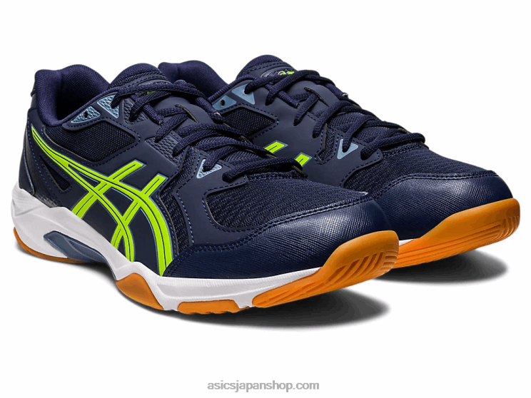 ゲルロケット 10 ワイド L20V442Asics ミッドナイト/ハザードグリーン