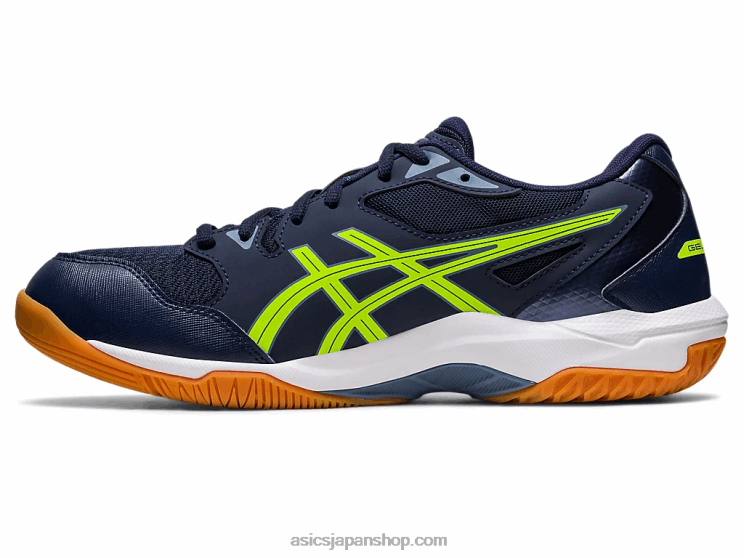 ゲルロケット 10 ワイド L20V442Asics ミッドナイト/ハザードグリーン
