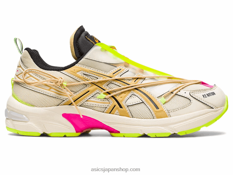 ピーネイション×ゲル-1130 L20V776Asics クリーム/紙袋