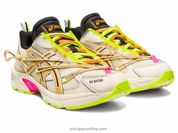 ピーネイション×ゲル-1130 L20V776Asics クリーム/紙袋