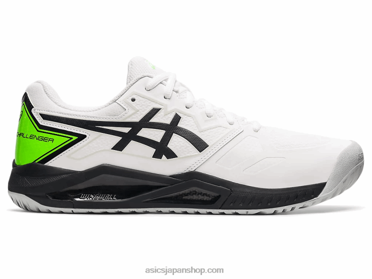 ゲルチャレンジャー 13 L20V1161Asics 白/緑のヤモリ