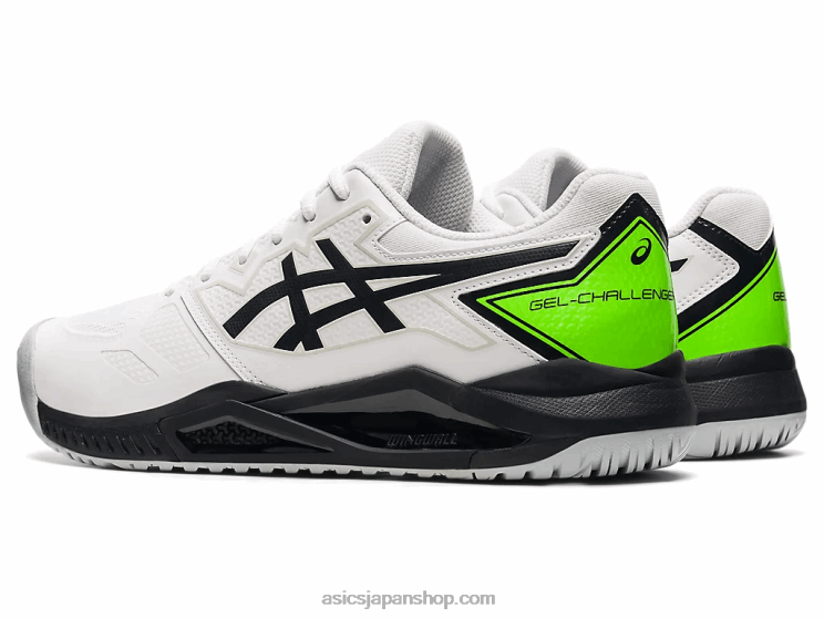 ゲルチャレンジャー 13 L20V1161Asics 白/緑のヤモリ