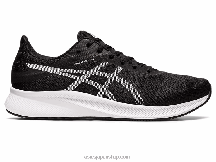 パトリオット 13 ワイド L20V1247Asics 黒、白