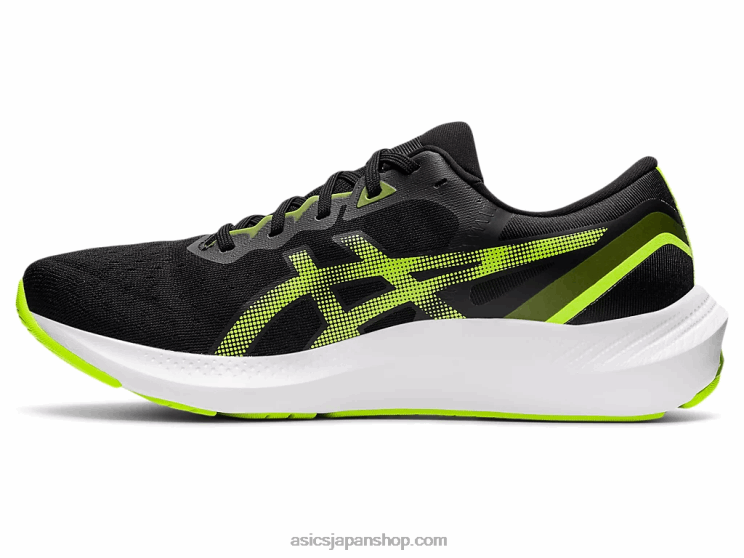 ジェルパルス13 L20V1495Asics ブラック/ハザードグリーン