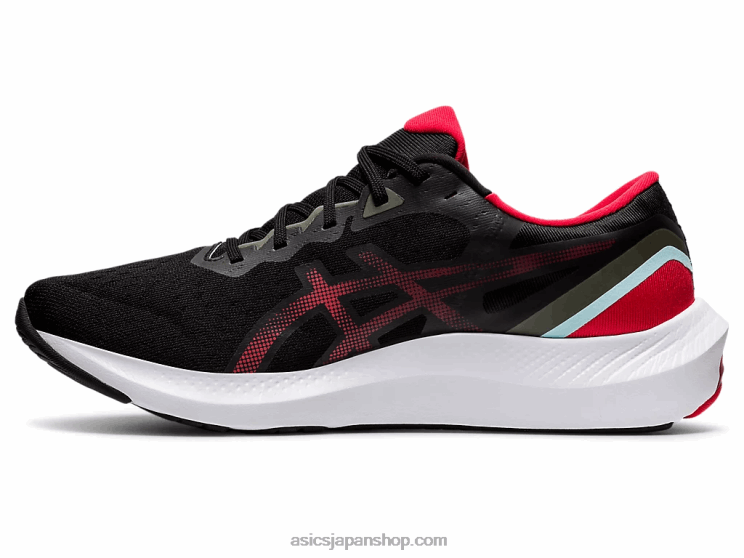 ジェルパルス13 L20V1729Asics ブラック/エレクトリックレッド