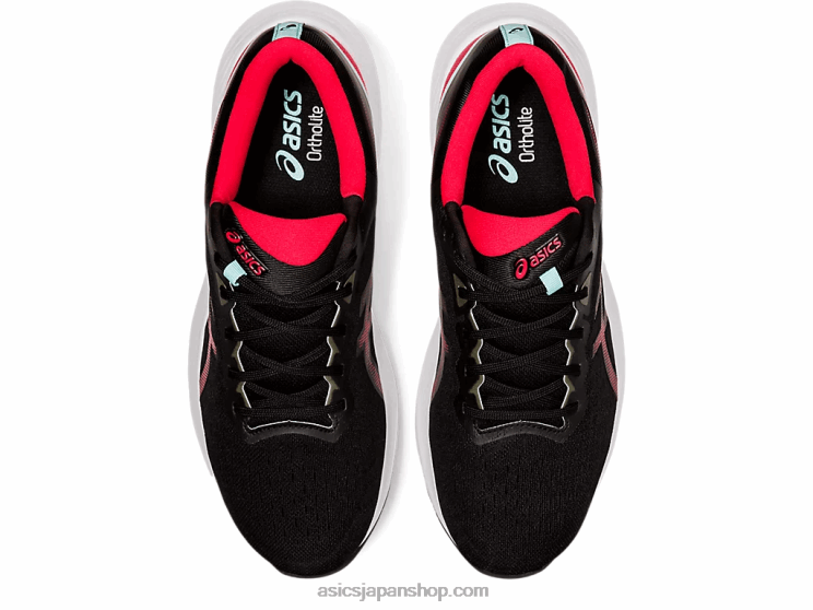 ジェルパルス13 L20V1729Asics ブラック/エレクトリックレッド