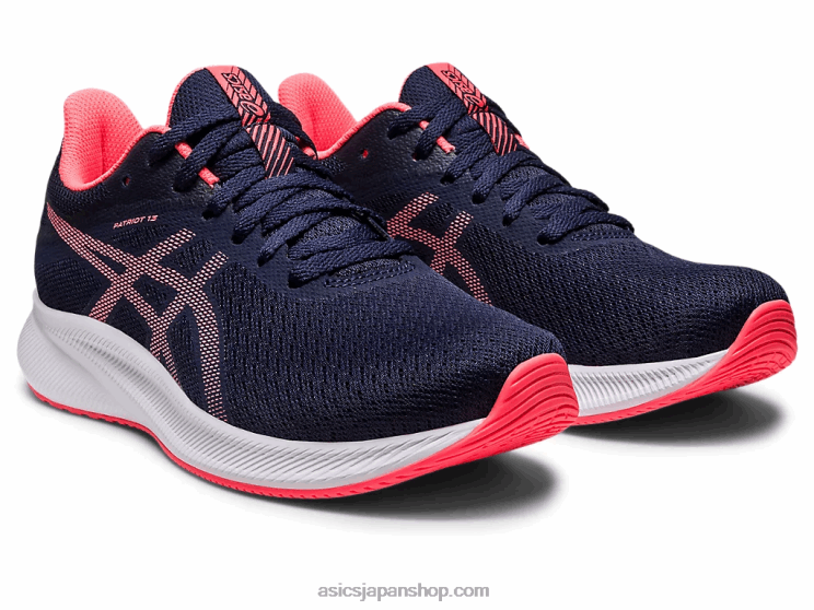 愛国者 13 L20V2555Asics 真夜中/ブレイジングコーラル