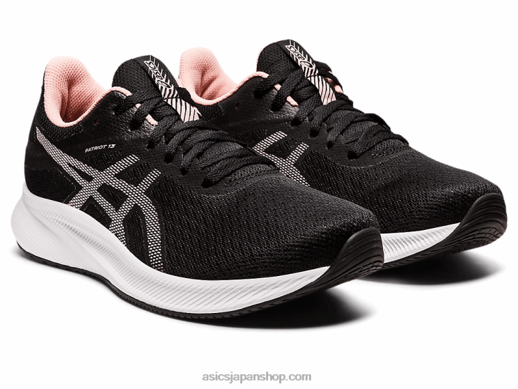愛国者 13 L20V2676Asics ブラック/フロストローズ