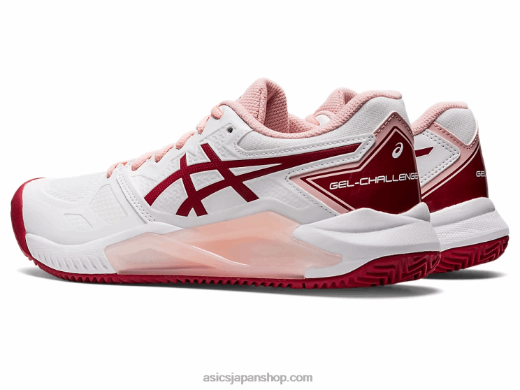 ゲルチャレンジャー 13 クレイ L20V2804Asics ホワイト/クランベリー