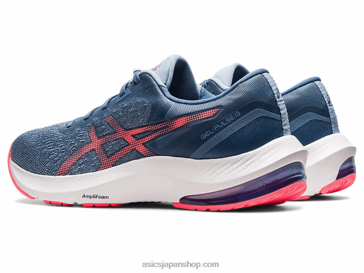 ジェルパルス13 L20V3731Asics ストームブルー/ブレイジングコーラル