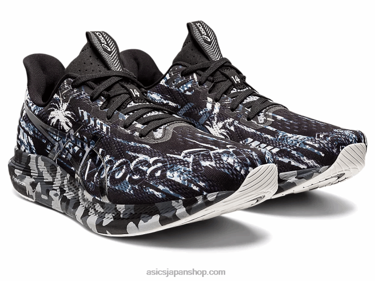 ヌーサ トライ 14 L20V1027Asics ブラック/ピュアシルバー