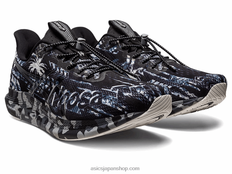 ヌーサ トライ 14 L20V1027Asics ブラック/ピュアシルバー