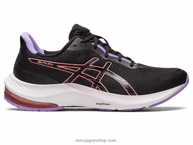 ジェルパルス14 L20V2483Asics ブラック/パパイヤ