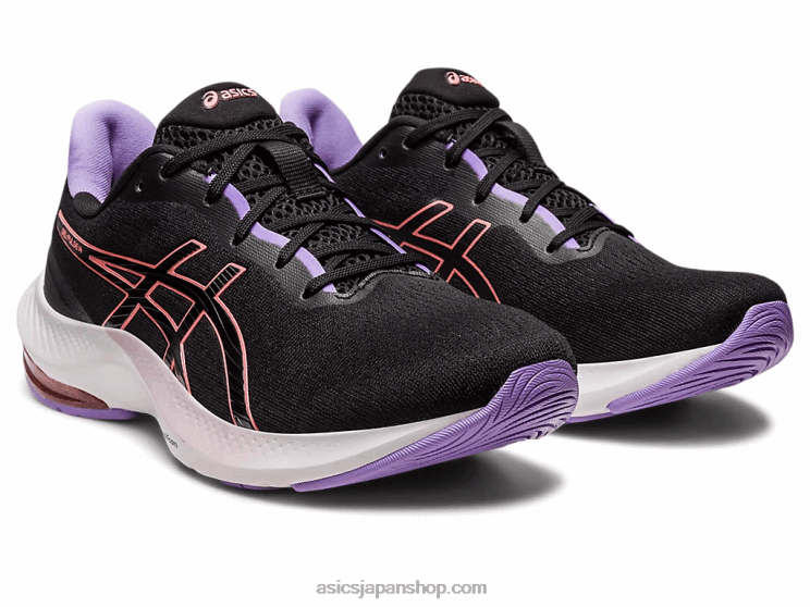 ジェルパルス14 L20V2483Asics ブラック/パパイヤ