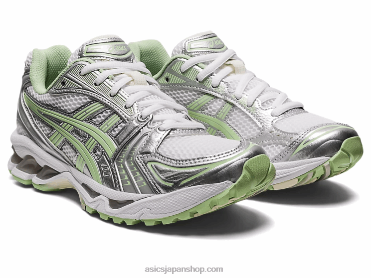 ゲルカヤノ 14 L20V2876Asics ホワイト/ジェイド