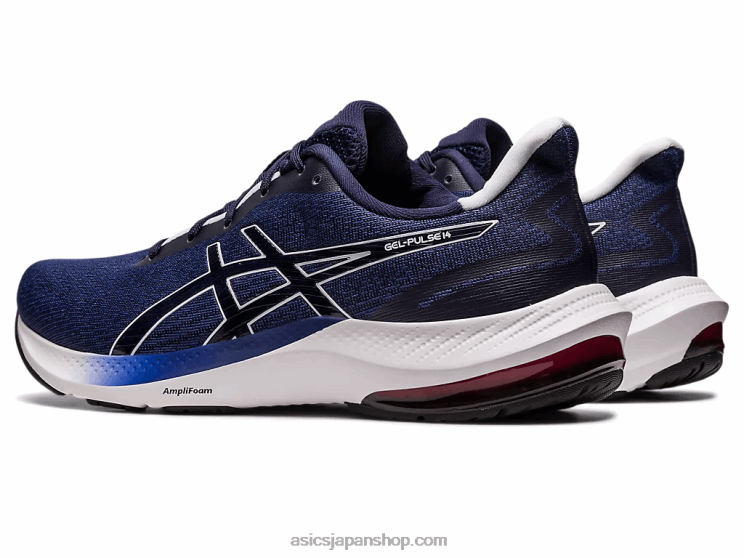 ジェルパルス14 L20V418Asics インディゴブルー/ホワイト