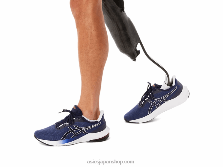 ジェルパルス14 L20V418Asics インディゴブルー/ホワイト