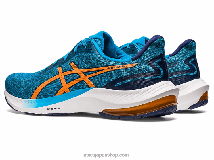 ジェルパルス14 L20V437Asics アイランドブルー/サンピーチ