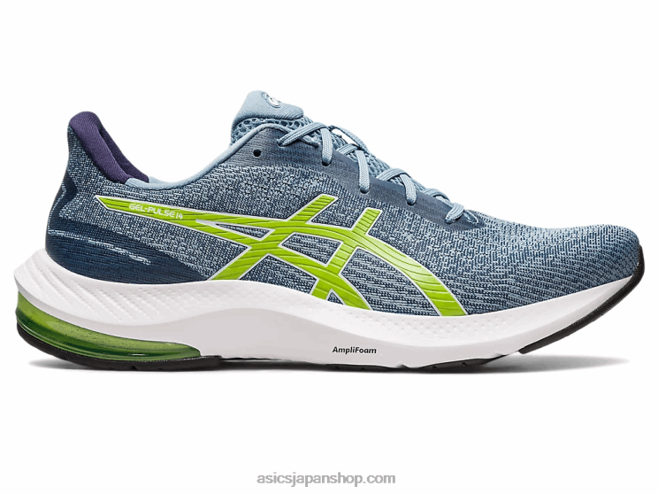 ジェルパルス14 L20V528Asics ライトスチール/ライムゼスト