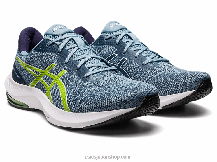 ジェルパルス14 L20V528Asics ライトスチール/ライムゼスト