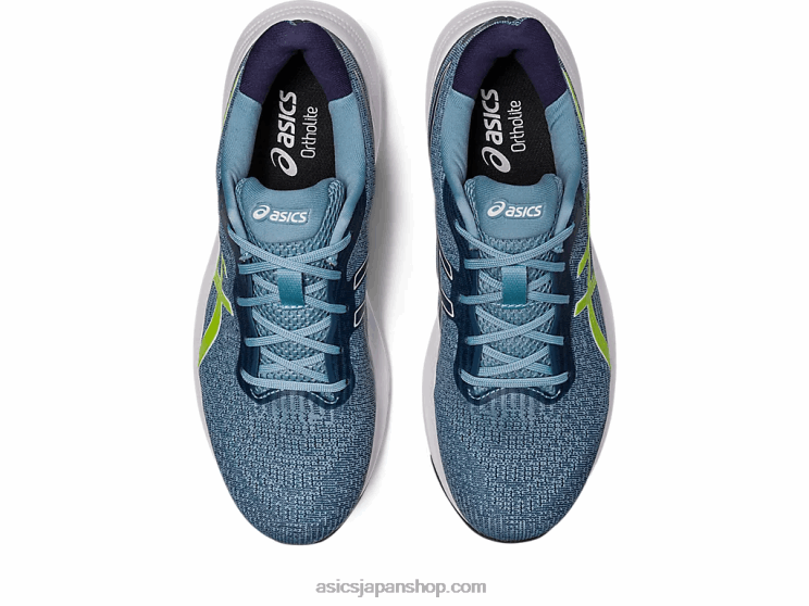ジェルパルス14 L20V528Asics ライトスチール/ライムゼスト