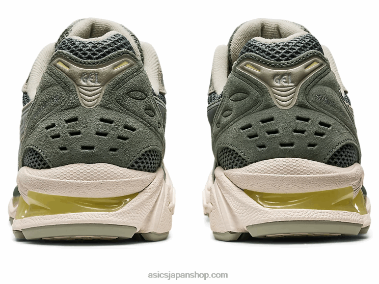 ゲルカヤノ 14 L20V625Asics オリーブグレー/ピュアシルバー