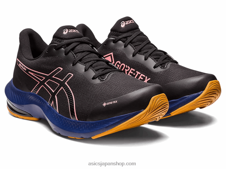 ゲルパルス 14 gtx L20V2552Asics ブラック/パパイヤ