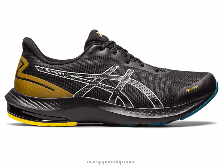 ゲルパルス 14 gtx L20V518Asics ブラック/ウィスパーグリーン