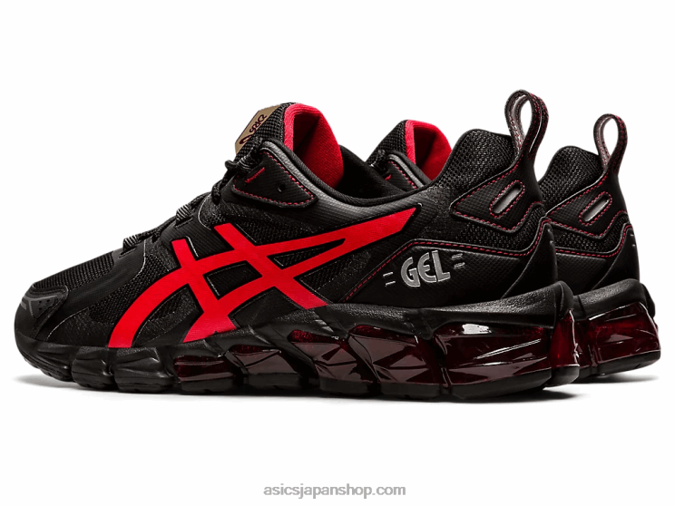 ゲルクォンタム 180 L20V1875Asics ブラック/エレクトリックレッド