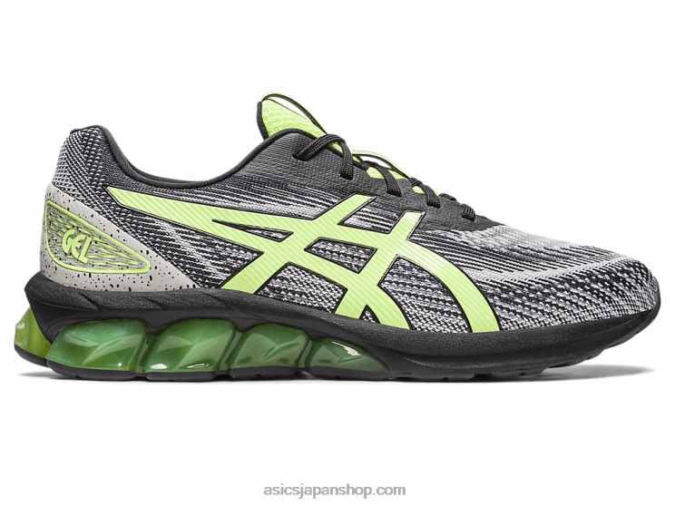 ゲル量子 180 vii L20V126Asics ブラック/ライムグリーン
