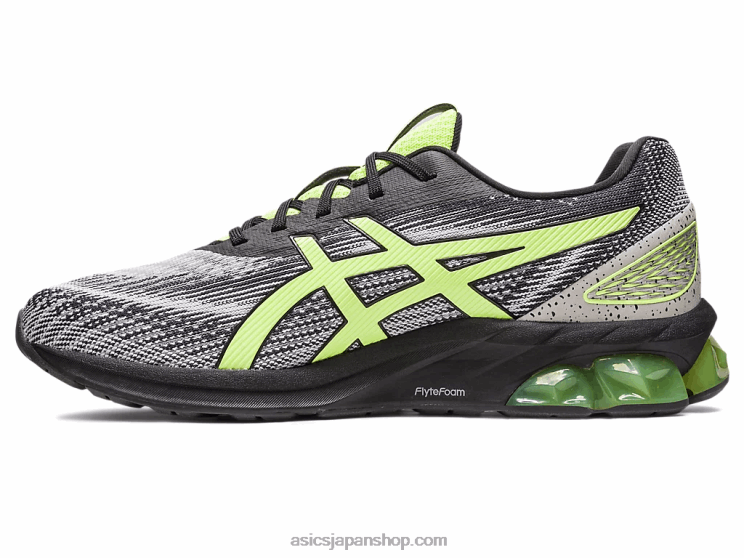 ゲル量子 180 vii L20V126Asics ブラック/ライムグリーン