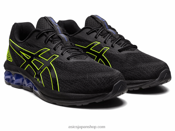 ゲル量子 180 vii L20V224Asics ブラック/セーフティイエロー