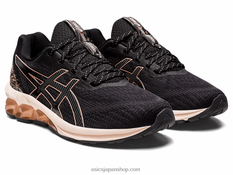 ゲル量子 180 vii L20V2908Asics ブラック/ローズゴールド