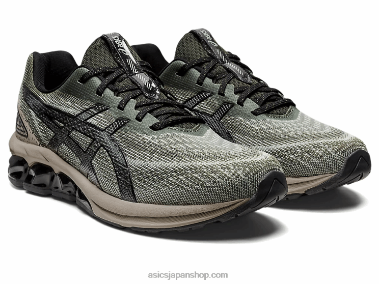 ゲル量子 180 vii L20V751Asics リシェングリーン/オリーブキャンバス